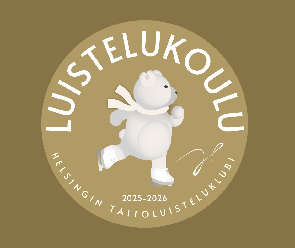Luistelukoulunalle jäällä